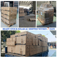 Climatisation hybride solaire DC Split 12000BTU, refroidissement uniquement, avec batterie pour usage domestique