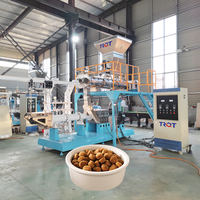 Machine à granulés d'aliments pour animaux de compagnie TIANRUO entièrement automatique pour la production d'aliments pour chiens et chats, capacité de 100 à 4000 kg/h, 220V/380V