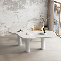 Meuble de table simple nordique, design de bureau moderne, bureau d'ordinateur de bureau à domicile en MDF