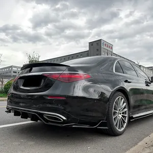 สปอยเลอร์หลังทรง AMG สำหรับรถยนต์ S-Class W223 ปี 2021+  ตกแต่งฝากระโปรงท้ายแบบติดตั้งถาวร อุปกรณ์ตกแต่งรถยนต์ - Product Image 3