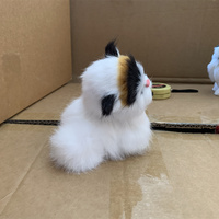 Chine nouvelle idée personnaliser le modèle de chat réaliste d'animal en peluche motorisé peut faire des sons avec le miaou