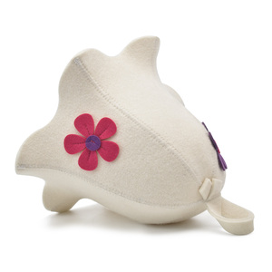 Chapeau de sauna en feutre de laine mérinos australienne et laine russe, personnalisable, disponible en gros - Product Image 4