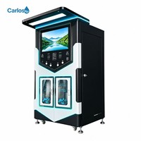 Distributeur d'eau en libre-service avec écran publicitaire optionnel, approvisionnement direct usine pour projets commerciaux de distribution d'eau