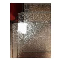 Verre Louvre trempé à motif jalousie Nashiji pour escaliers, applications industrielles et serres solaires