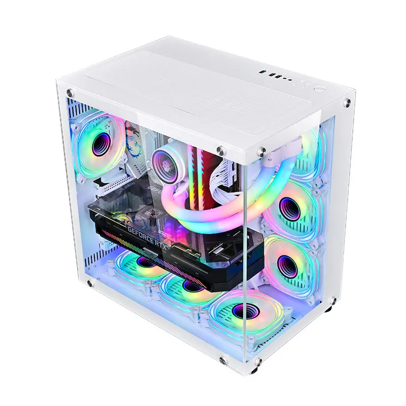 New Model ATX /M-ATX PC Gaming Case For Desktop PC Cabinet Computer Case&Towers USB3.0 PC Chassis ATX Business E-Sports Gaming