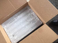Bloc de cire de paraffine entièrement raffiné chaque bloc avec 5kg, chaque boîte 25kg