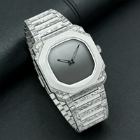 Montre pour homme ultra-fine en marbre avec grand cadran, montre à quartz, montre en plastique étanche, coffret cadeau de luxe haut de gamme