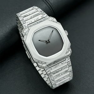 Men's Watch Ultra-Thin Marble <b>Large</b> Dial Quartz Watch Plastic Waterproof Watch Premium Luxury <b>Gift</b> <b>Box</b> - Product Image 1