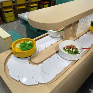 寿司餐厅可吃的寿司输送系统可调速餐厅输送带 - Product Image 1