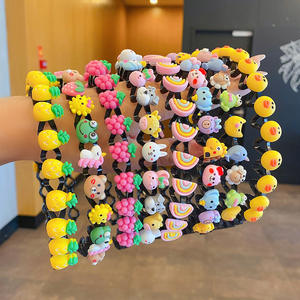 Jiamu Venta caliente dibujos animados onda niños diadema lindo Animal flor antideslizante banda para el cabello para niñas pequeñas vida diaria coreana elegante - Product Image 4