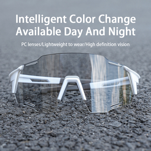 男性用屋外ゴーグル女性フォトクロミックサイクリンググラスフレームレスUv400自転車サングラス - Product Image 4