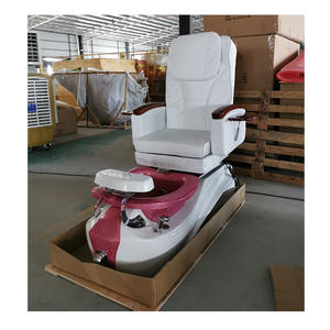Chaise de pédicure spa pour les pieds de luxe <span class=keywords><strong>2022</strong></span> sans plomberie, eau chaude/froide, drainage automatique, dossier multi-angles, modèle Pudilai 85625 - Product Image 6
