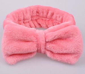 Bandeau solide en velours doux pour le visage pour le maquillage et le lavage du visage - Product Image 3