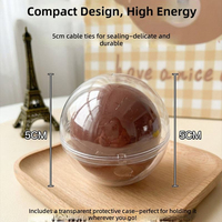 Balle à presser artisanale colorée, sonore et à commande vocale, jouet de décompression à rebond lent, aspect cireux, haute valeur esthétique