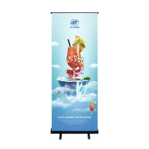 Easy Installation Black Diamond Retractable Roll Up Banner Promotion Display Banner