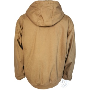 Nhà Máy Trực Tiếp Vải Canvas Heavy Duty Tùy Chỉnh Mùa Đông Cách Nhiệt Làm Việc Người Đàn Ông Vải Áo Thun Trùm Đầu Áo Khoác - Product Image 4