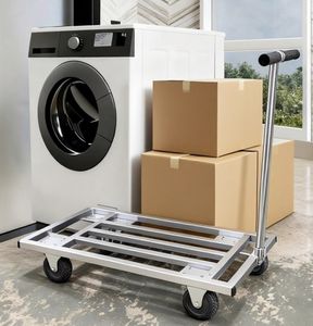 5 + Jaar Leverancier Exp. Aangepaste Zware Kar 90*60Cm Merknaam Aanpasbare Opvouwbare Ontwerp Magazijn <span class=keywords><strong>Trolley</strong></span> Zware 500Kg - Product Image 6