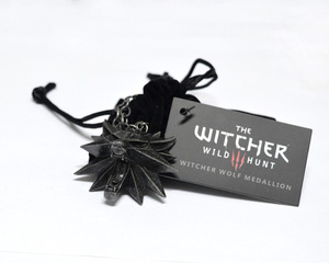 Nuova Collana con Ciondolo Medaglia The Witcher <span class=keywords><strong>3</strong></span>, Testa di Lupo Originale in Lega, Vendita all'Ingrosso - Product Image 5