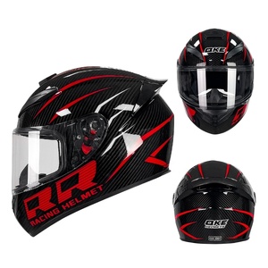 Casco integral para motocicleta, casco para motocicleta con certificación CCC, piezas de motocicleta ABS de fábrica. - Product Image 4