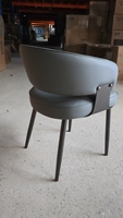 XYBF nordique Design moderne Simple à la mode ronde Table à manger ensemble hôtel moderne Table basse chaise Restaurant