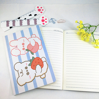 Carnet de notes créatif format A5, couverture colorée, pages intérieures colorées, planificateur DIY, album de scrapbooking, livre de notes, papeterie légère pour étudiants