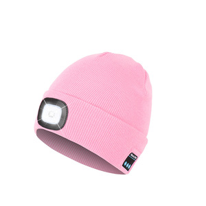 Chapeau d'hiver en tricot <span class=keywords><strong>avec</strong></span> écouteurs <span class=keywords><strong>Bluetooth</strong></span> lumineux, lumière LED, lumineux, pour la randonnée en montagne, musique mains libres, chapeau <span class=keywords><strong>avec</strong></span> écouteurs - Product Image 5