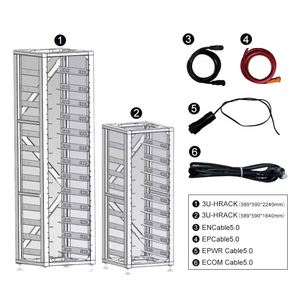 High Voltage 50kWh Lithium Battery <b>Rack</b> for Off-Grid Solar Commercial Backup Shaving Microgrid Storage Cabinet - Product Image 3