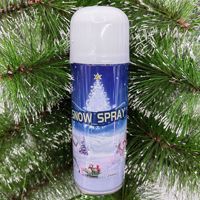 Spray de neige artificielle de Noël 350 ml pour vitres, arbres, bouquets de fleurs, décorations de fête d'hiver