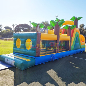 <b>Large</b> outdoor kids bounce house commercial jumping castle <b>inflatable</b> soccer obstacle course for adults - Product Image 5