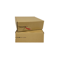 Zhuoyue boîte en carton ondulé en papier blanc écologique Logo personnalisé pliable Portable plat expédition cadeau éponge
