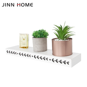 Estante blanco moderno 40*10*4CM venta directa de fábrica <span class=keywords><strong>muebles</strong></span> de madera para sala de estar y baño - Product Image 6