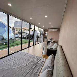 Villa moderne <span class=keywords><strong>de</strong></span> luxe, structure en acier personnalisée, imperméable, maison préfabriquée modulaire mobile - Product Image 2