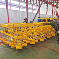 Lève-charge magnétique électro-permanent robuste de 10 tonnes pour pont roulant, levage de plaques et poutres en acier