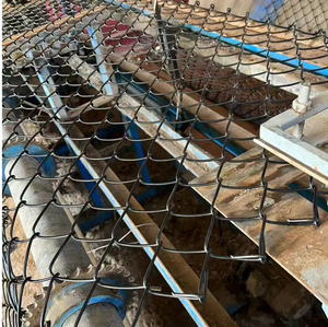 Industrial Welded Square Hole Chain Link Fence with Galvanized PVC Coated <b>Wire</b> <b>Mesh</b> and Waterproof PVC <b>Wire</b> - Product Image 3