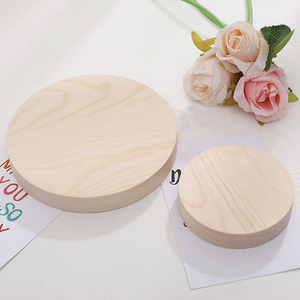 Wooden Decorative <b>Painting</b> Base Irregular Shapes Pine <b>Natural</b> Color For DIY Crafts Home Decor Christmas Ornament Supplies - Product Image 3