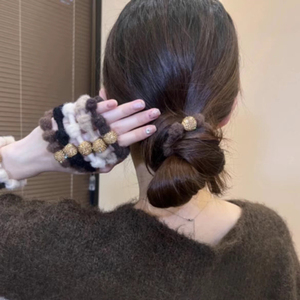 Juego de 5 Lazos para el Cabello de Tela, Elegantes, Sencillos y de Diseño Exclusivo, Lazos para el Cabello de Mujer al por Mayor - Product Image 1