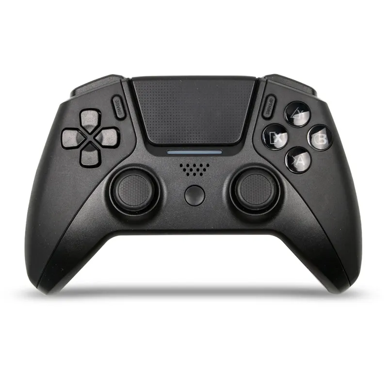 בקר משחק אלחוטי 2024 LED כפתור טבעת ברזל ג'ויסטיק אנלוגי כפול רטט שישה צירים גירוסקופ משטחי משחק עבור PS3 PS4 PS5
