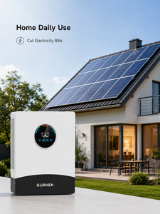 อินเวอร์เตอร์พลังงานแสงอาทิตย์แบบไฮบริด G1800 8KW ระบบออฟกริด พร้อมตัวควบคุมการชาร์จ MPPT จอแสดงผล LED แบบสัมผัสทรงกลม ระบบไฟฟ้าสำรองสำหรับบ้านแบบออฟกริด - Product Image 6