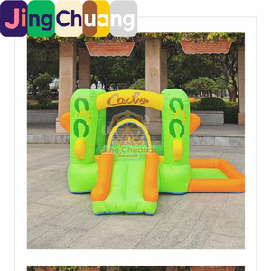 ผู้ผลิตอุปกรณ์สนามเด็กเล่น บ้านลมเป่าลมสำหรับเด็ก แทรมโพลีน <span class=keywords><strong>ขนม</strong></span>หวาน สไลเดอร์ขนาดเล็กกลางแจ้ง บ้านเด้งในร่ม - Product Image 1