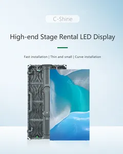 HD impermeabile ad alta risoluzione Video parete mobile ad alta luminosità di noleggio schermo a LED all'aperto