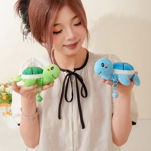 All'ingrosso Super morbido carino piccola tartaruga peluche giocattoli <span class=keywords><strong>colorati</strong></span> tartaruga zaino ciondolo portachiavi - Product Image 2