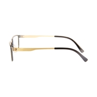 Montura Óptica Metálica Cuadrada de Estilo Retro, Diseño de Doble Viga, Unisex, para Todas las Formas de Rostro, Personalizable, Venta al Por Mayor