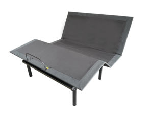 Lit électrique moderne réglable pour chambre à coucher, quatre moteurs, cadre métallique pliable, inclinaison de la tête, soutien lombaire, rangement - Product Image 5