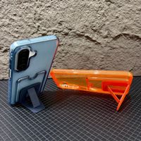 Coque pour Samsung S26 Ultra en TPU, transparente, avec paillettes et poudre, emplacement pour carte, support, résistante aux chutes, souple