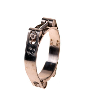 Collier de serrage double tête en acier inoxydable 304, 70-80 mm, robuste, pour tuyaux, pièces métriques standard - Product Image 5