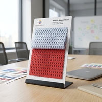 Échantillon de tissu en maille 3D format A4, maille tricotée en polyester pour rideaux, canapés et vêtements