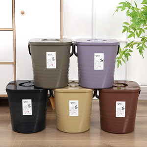 <b>Tea</b> Dregs Bucket <b>Plastic</b> 20-35L With Strap Filter Layer Round Standing Type Eco Friendly Storage Bin For <b>Tea</b> <b>Set</b> - Product Image 1
