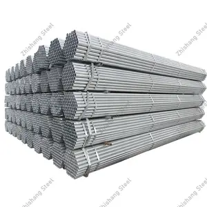 hot-dip Q235 fire-fighting gas water pipe Hot-dip galvanized steel pipe threading pipeline to transport