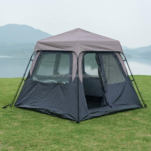 Carpa Familiar Automática para Acampar al Aire Libre, Ligera, Fácil de Instalar, para las Cuatro Estaciones, para 4-6 Personas, de Doble Capa, para Playa - Product Image 2