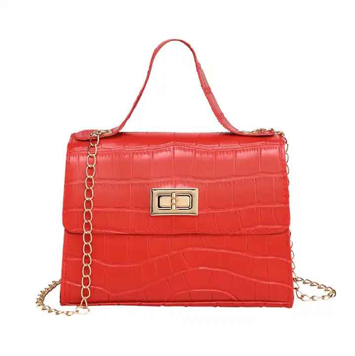Lady's Crossbody Bag Small Handbag Pu Leather Shoulder Bag Lady's